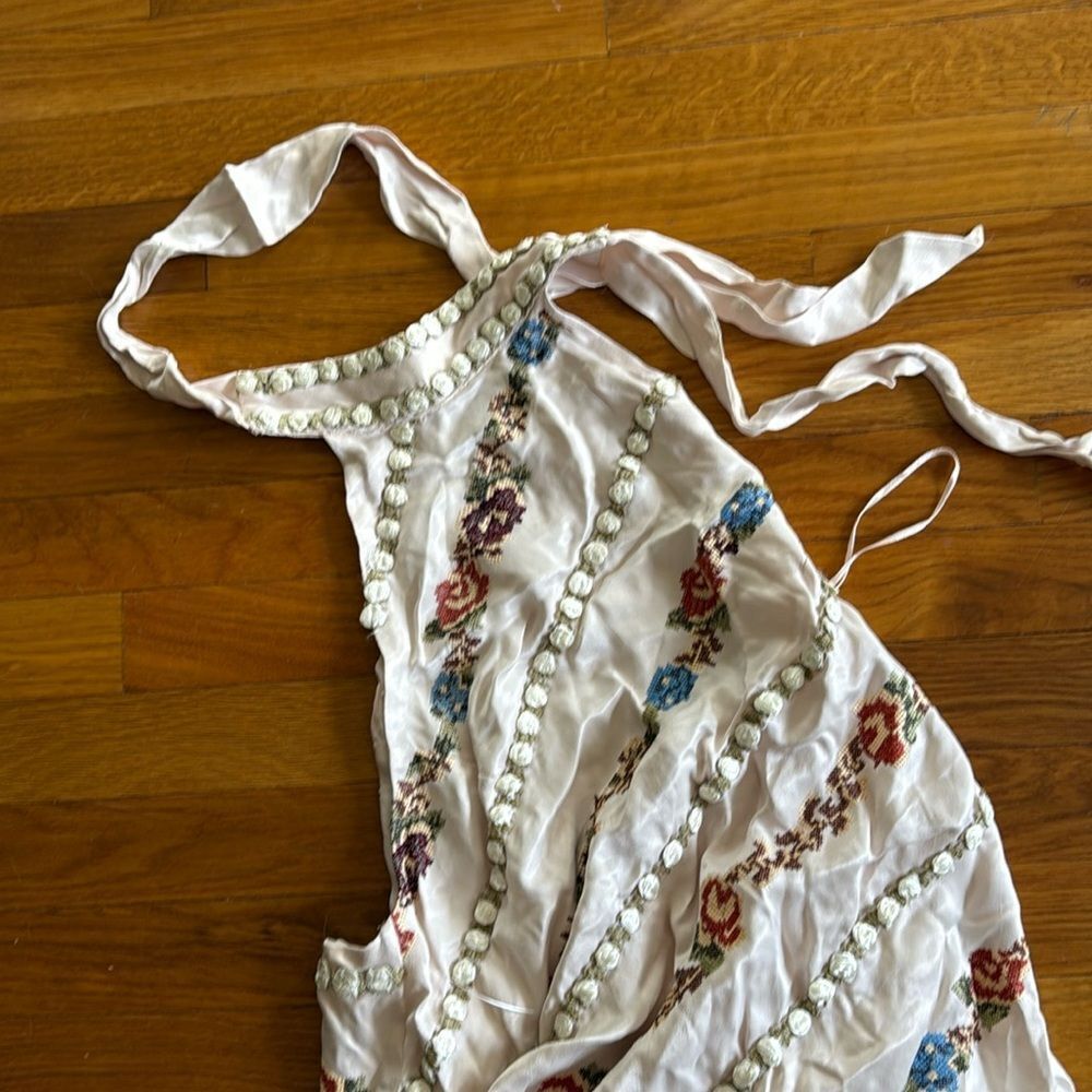 FREE PEOPLE 
Rene Embroidered Mini Dress Medium - Picture 5 of 7